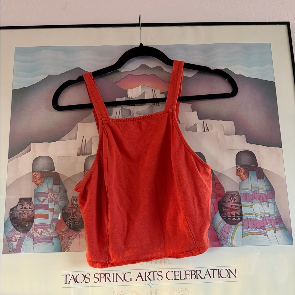 Urban Outfitters Red Crop Top